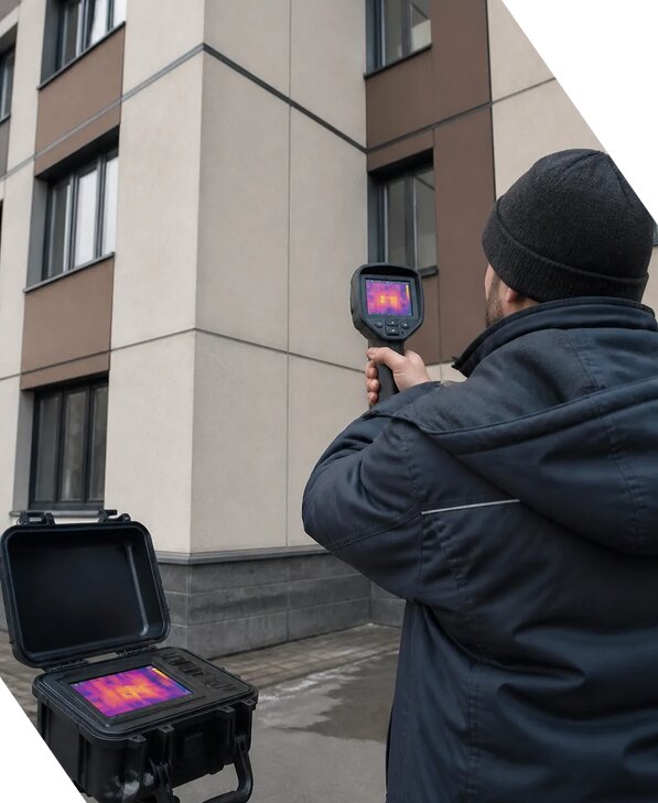Тепловизионное обследование зданий и сооружений в Похвистневе
